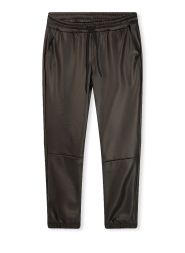 leather cropped jogger